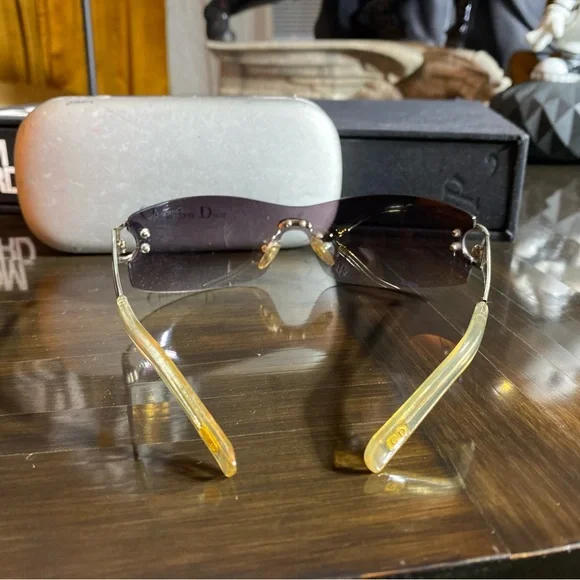 Christian Dior Mis Diorella vintage sunglasses by John Galliano Sunglasses Dior Silver in Plastic - 46039508 main image 2